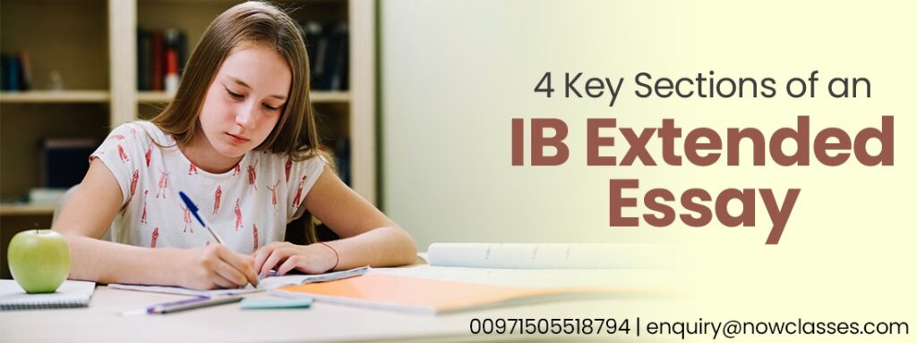 4 Key Sections of an IB Extended Essay