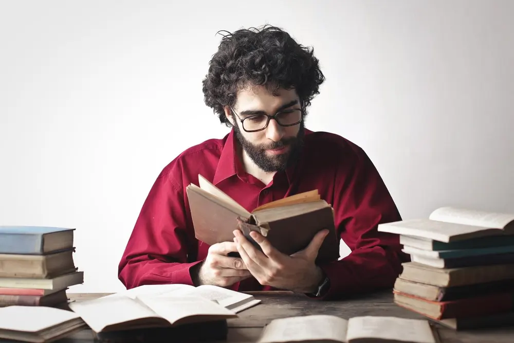 Students studying together